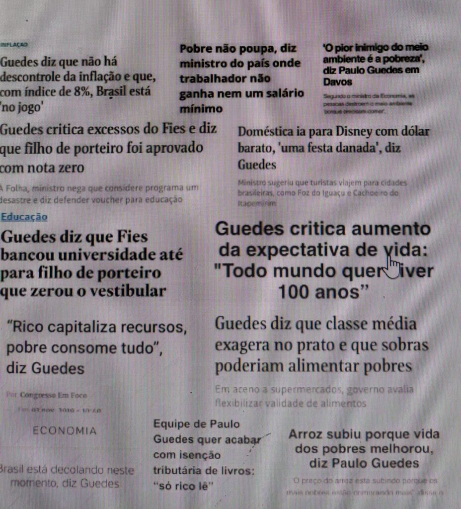 Perolas do Paulo Guedes