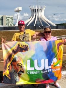 Wagner e Andrea em Brasilia